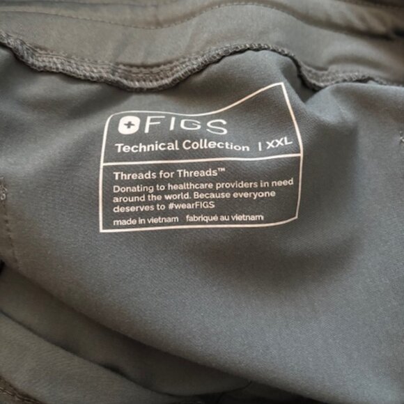 FIGS High Waisted Zamora™ Jogger Scrub Pants 2.0 (Bonsai) size XXL - Picture 6 of 8